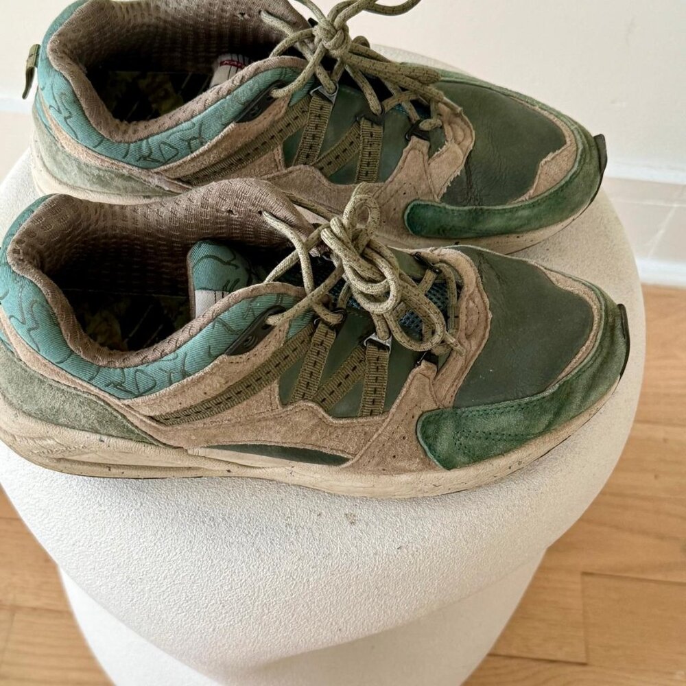 Karhu Fusion 2.0 Green & Beige Sneakers